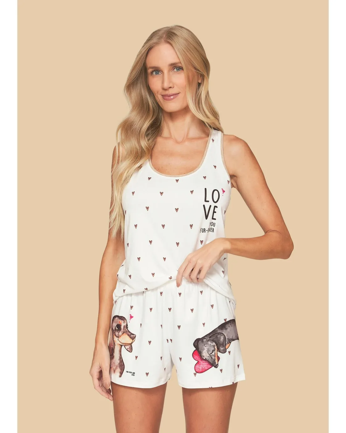 Pijama estampado